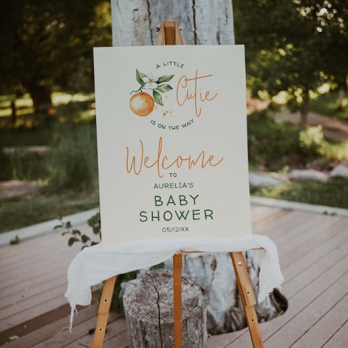 Little Cutie Orange Citrus | Welcome Baby Shower