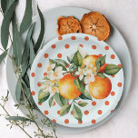 Little Cutie Orange Clementine Baby Shower Favor Paper Plates<br><div class="desc">Little Cutie Orange Clementine Baby Shower Favor Paper Plates features a beautiful bouquet of watercolor oranges and blossoms along with elegant calligraphy type.</div>