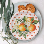 Little Cutie Orange Clementine Baby Shower Favor Paper Plates<br><div class="desc">Little Cutie Orange Clementine Baby Shower Favor Paper Plates features a beautiful bouquet of watercolor oranges and blossoms along with elegant calligraphy type.</div>