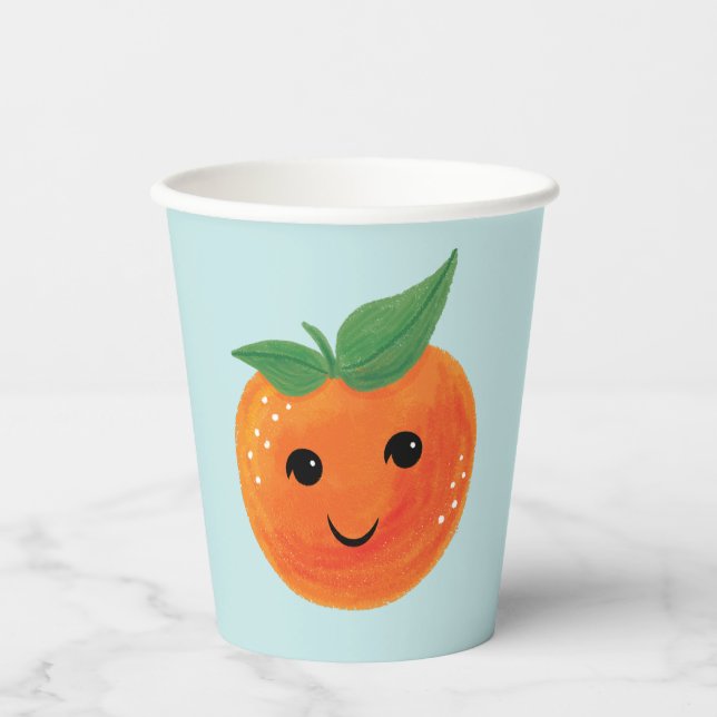 Little Cutie Orange Paper cup (Front)