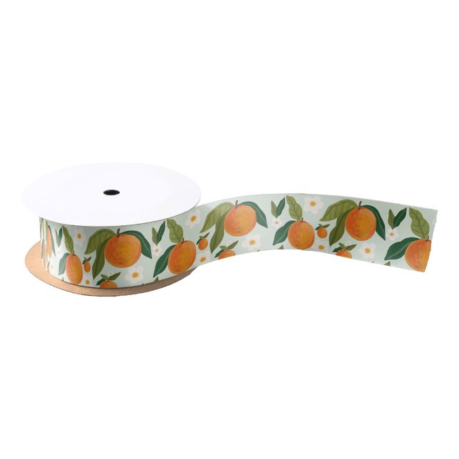 Little Cutie Orange  Satin Ribbon (Creator Uploaded)