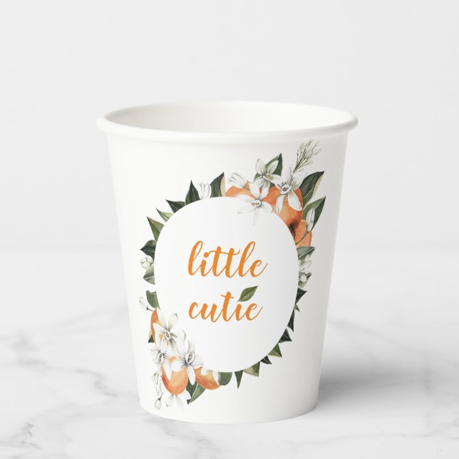 Little Cutie Paper Cups Little Cutie Baby Shower (Front)