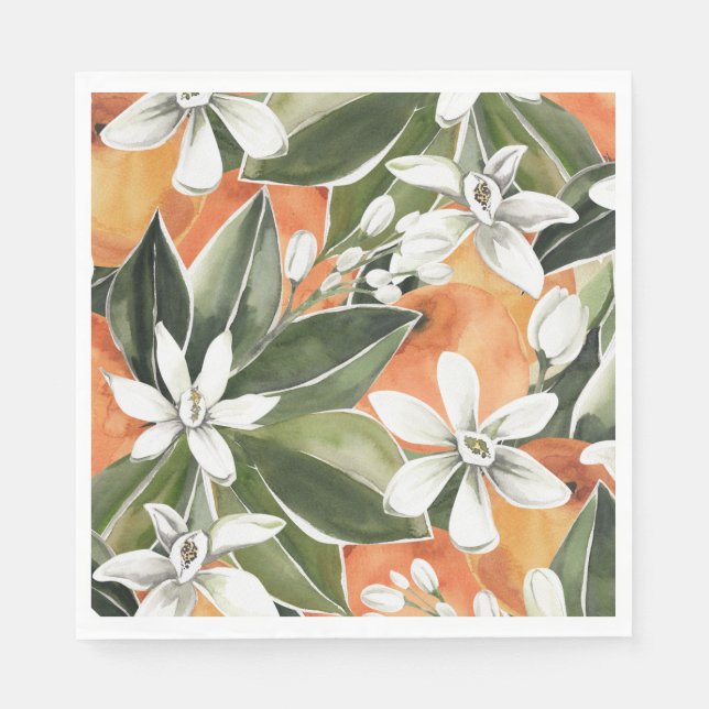 Little Cutie Paper Napkins Citrus Napkins (Front)