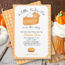 Little Cutie Pie - Autumn Fall Baby Shower