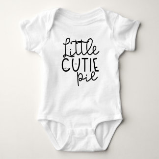 Little Cutie Pie Baby One-Piece Bodysuit