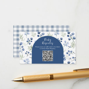 Little Cutie Pie Baby Shower Enclosure Card