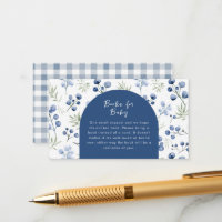 Little Cutie Pie Baby Shower Enclosure Card