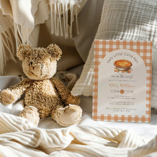 Little Cutie Pie Baby Shower Invitation Postcard