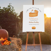 Little Cutie Pie - Baby Shower Sign