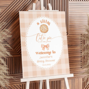Little Cutie Pie baby shower Welcome Foam Board