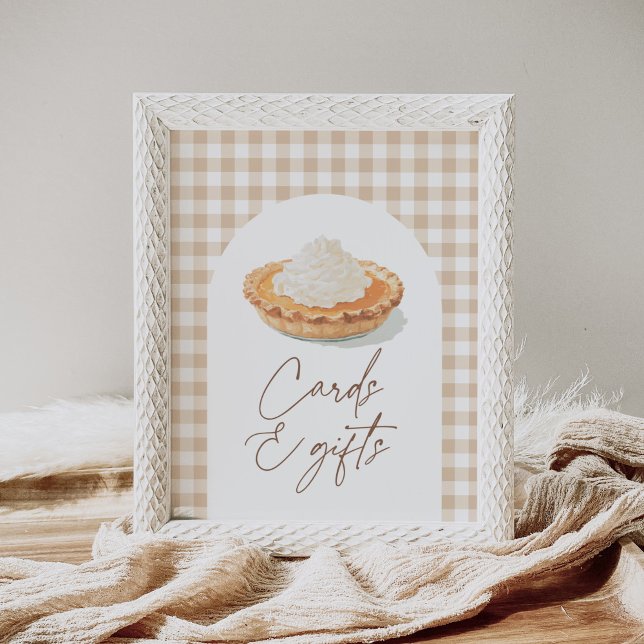 Little Cutie Pie Fall Baby Shower Cards and Gifts Poster (Creator Uploaded)