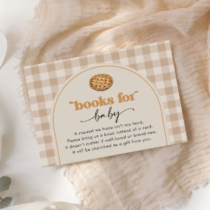 Little Cutie Pie Fall Baby Shower Enclosure Card
