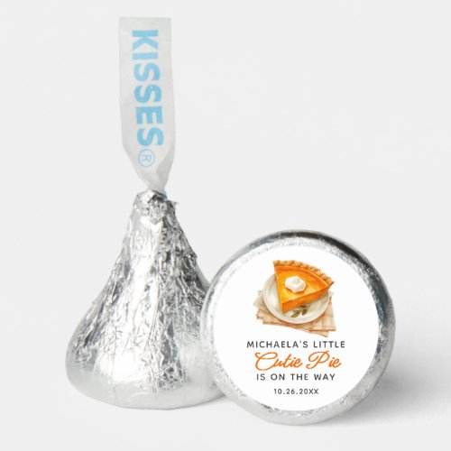 Little Cutie Pie Fall Baby Shower Modern Rustic Hersheys Kisses