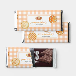 Little Cutie Pie Gingham Baby Shower Hershey Bar Favors