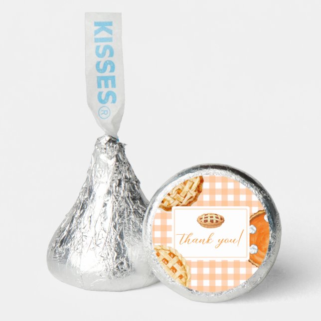 Little Cutie Pie Gingham Baby Shower Hershey®'s Kisses® (Front)
