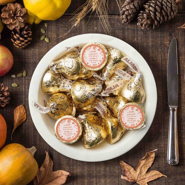 Little Cutie Pie On The Way! Fall Baby Shower Hershey®'s Kisses® (Creator Uploaded)