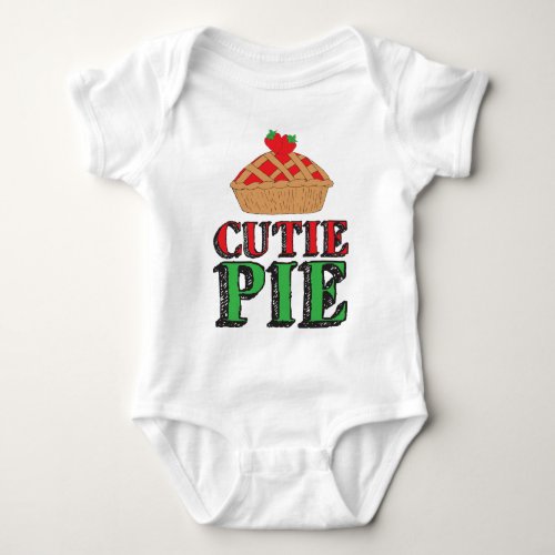 Little Cutie Pie Sweet Stuff Strawberry Cutiepies Baby Bodysuit