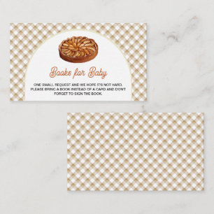 Little Cutie Pie Thanksgiving Books for Baby Enclosure Card