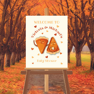 Little cutie Pumpkin Pie Autumn Baby shower Foam Board