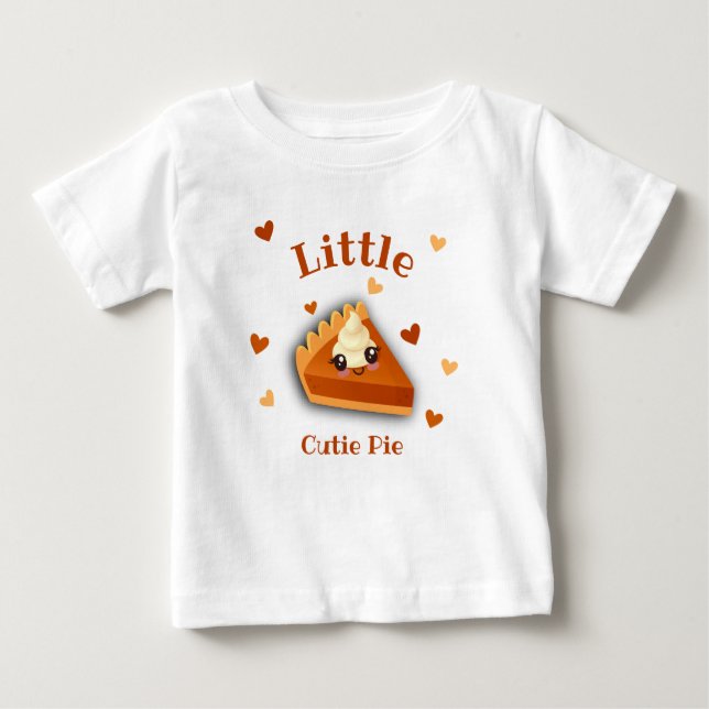 Little cutie Pumpkin Pie Autumn Baby T-Shirt (Front)