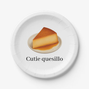 Little Cutie quesillo Autumn Leaves Baby Shower Paper Plates