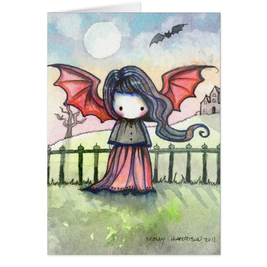 Little Cutie Vampire Card (Front)