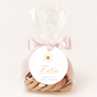 Little Cutie Watercolor Daisy Girl Baby Shower