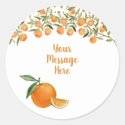 Little Cutie Watercolor Message Sticker