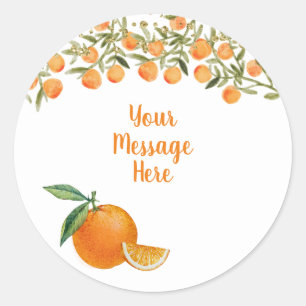 Little Cutie Watercolor Message Sticker