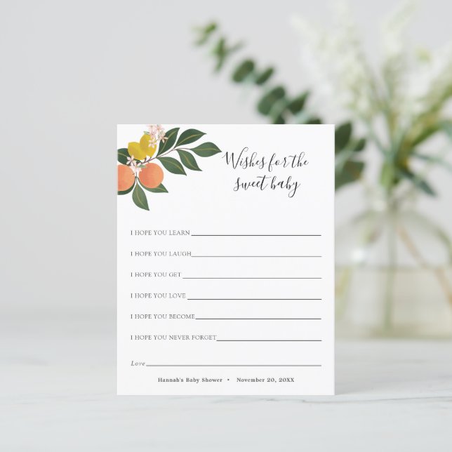 Little Cutie Wishes for the Baby (Standing Front)