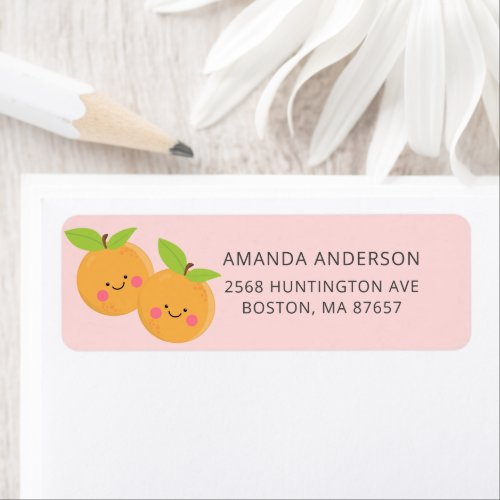 Little Cuties Baby Shower Address Label