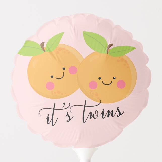 Little Cuties It's Twins Balloon (Front)