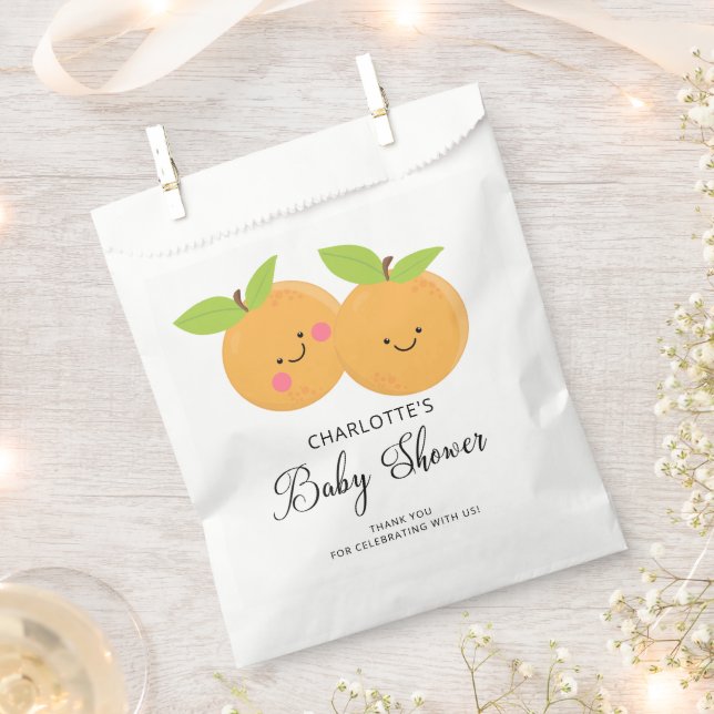 Little Cuties It's Twins Favor Bag (Clipped)