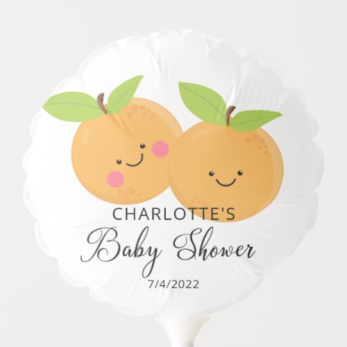 Little Cuties Twins Baby Shower Balloon