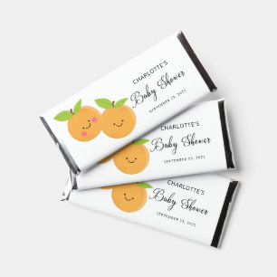 Little Cuties Twins Baby Shower Hershey Bar Favor