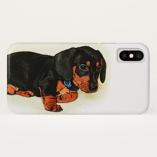 Little Dachshund Design iPhone Case