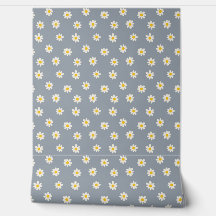 Little Daisies - dusty steel gray