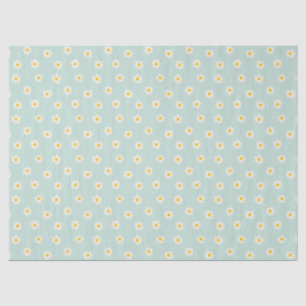 Little Daisies - soft teal Tissue Paper