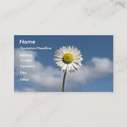 Little Daisy Business Card Templates