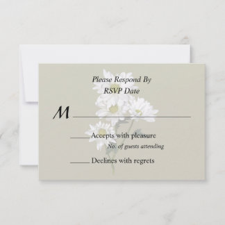 Little Daisy Looking Up RSVP Card