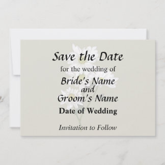 Little Daisy Looking Up Save The Date