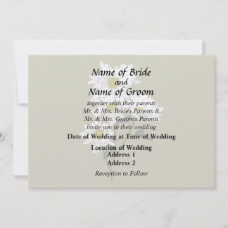 Little Daisy Looking Up Wedding Supplies Invitation