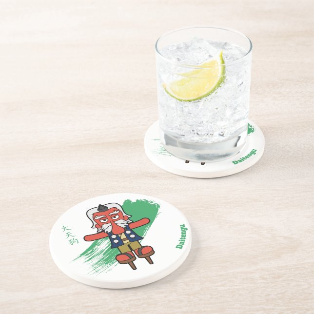 Little Daitengu Yokai Coaster (Side)