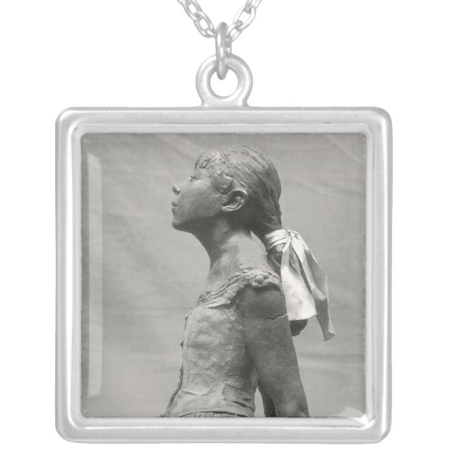 Little Dancer, Aged 14 Silver Plated Necklace (Front)