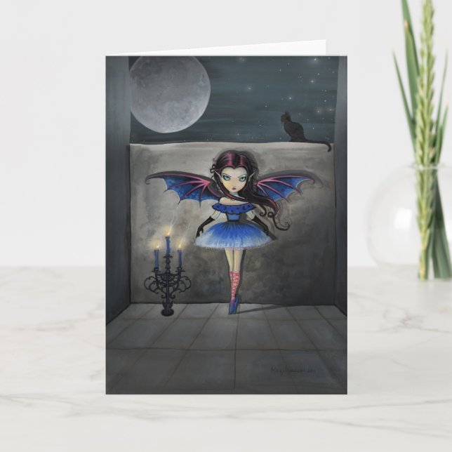 Little Dancer Gothic Vampire Fairy Card (Front)