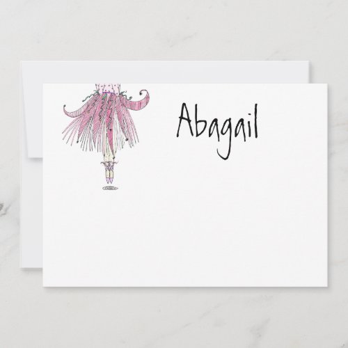 Little Dancer Number One Thank You