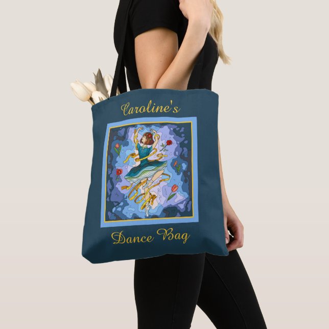 Little Dancer, Personalized Tote Bag (Close Up)