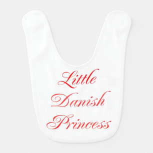Little Danish Princess Baby Girl Bib