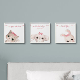 Little Darling Whispers Peel And Stick Photo Tile