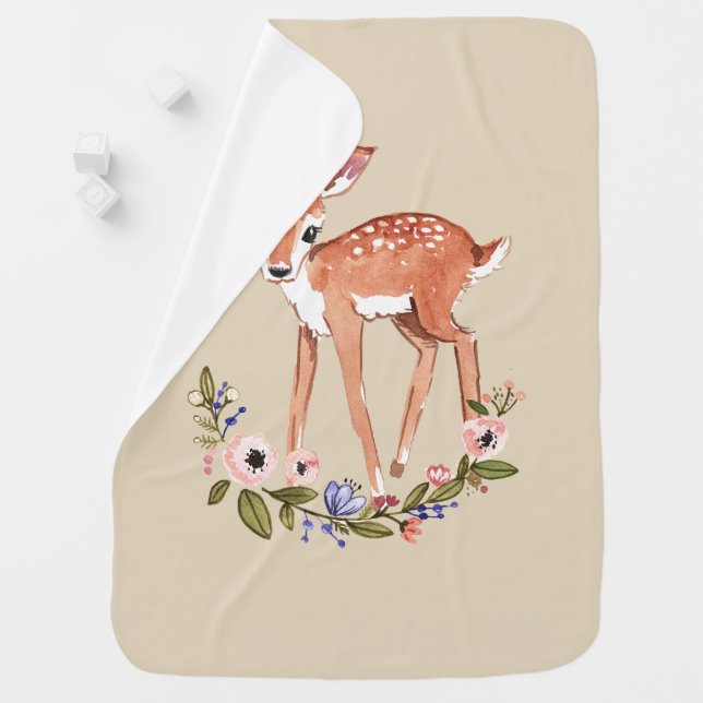 Little deer baby blanket (In Situ)